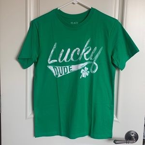 “Luck Dude” T-Shirt, size kids XL